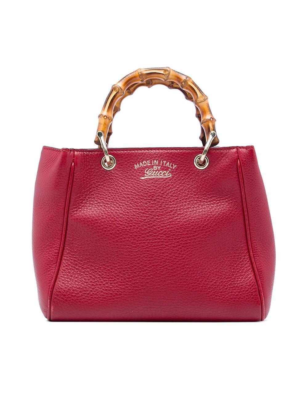Gucci Mini Calfskin Bamboo Shopper #317627G62B